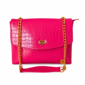 Bolsa Croco Pink