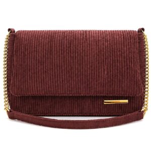 Bolsa Veludo Marrom